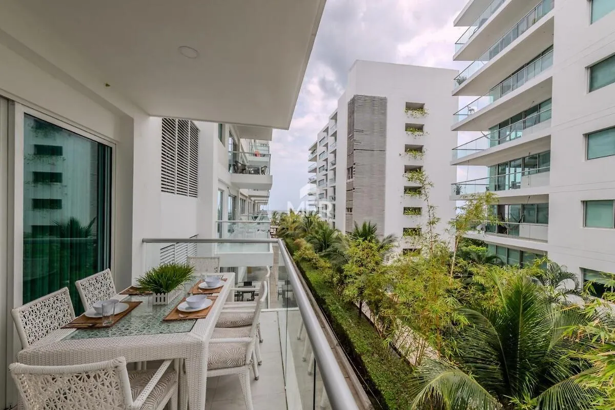 Apartment Morros 3, 1 Bedroom & Seaview Cartagena